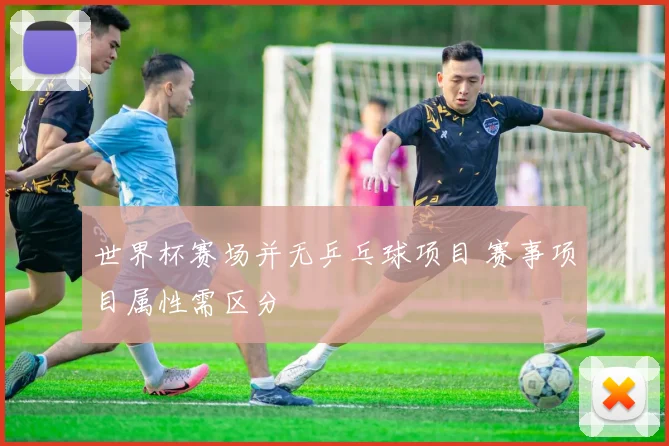 世界杯赛场并无乒乓球项目 赛事项目属性需区分
